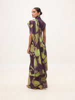 Multicolour Chiffon Digital Print Saree