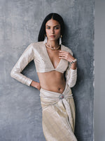 The Ivy Saree In Lemon