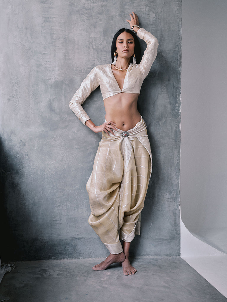 The Ivy Saree In Lemon