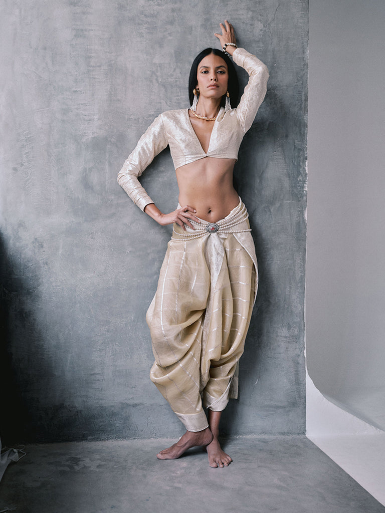 The Ivy Saree In Lemon