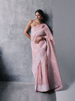 The Lexi Saree In Peach