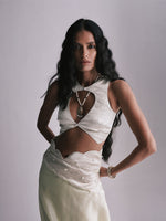 The Jane Saree In Pistachio