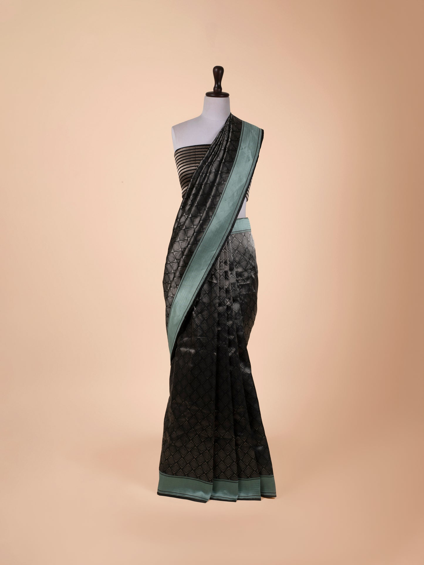 Handwoven Green Silk Saree