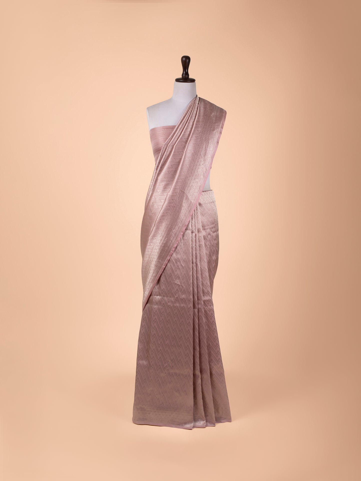 Handwoven Purple Silk Saree