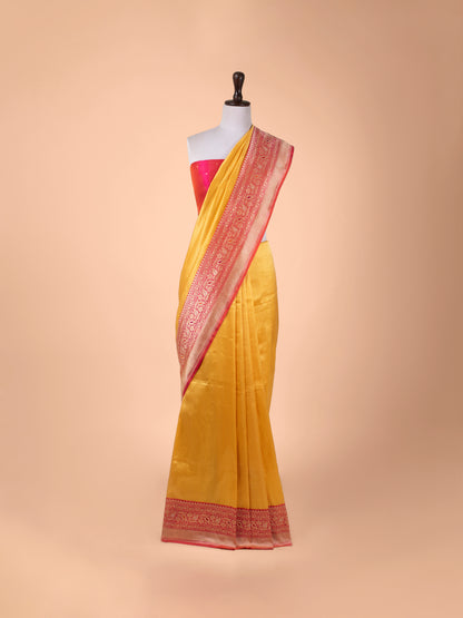 Handwoven Gold Silk Saree