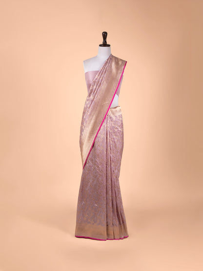 Handwoven Pink Silk Saree