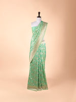 Handwoven Green Silk Saree