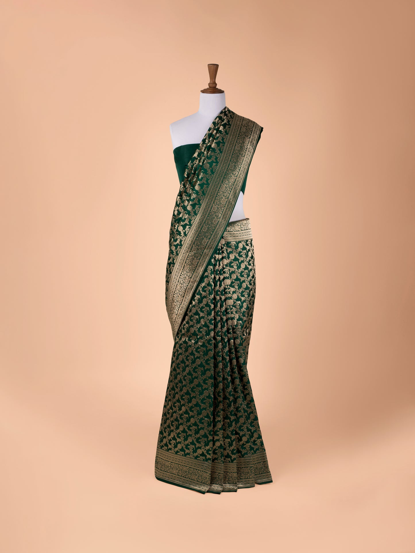 Handwoven Green Silk Saree