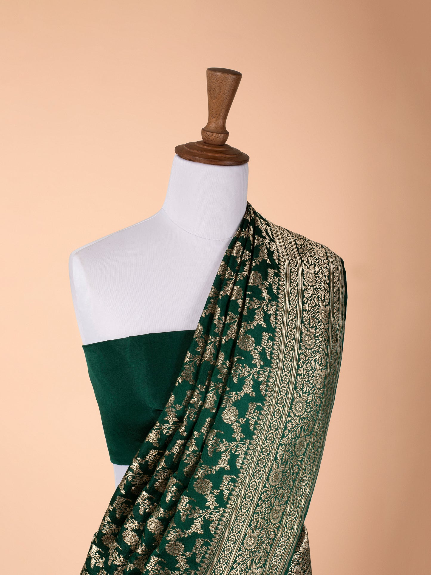 Handwoven Green Silk Saree