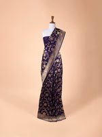 Handwoven Purple Silk Saree