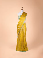 Handwoven Yellow Silk Saree