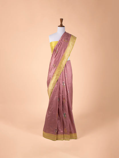 Handwoven Pink Silk Saree