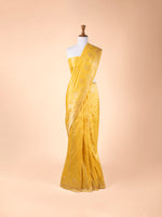Handwoven Yellow Silk Saree