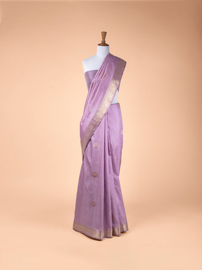 Handwoven Purple Kanjivaram Silk Saree