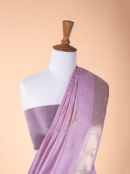 Handwoven Purple Kanjivaram Silk Saree