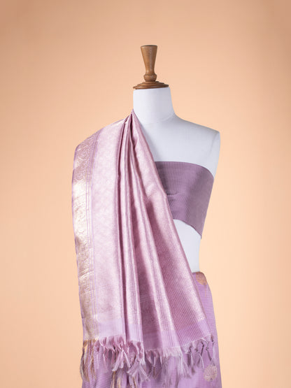 Handwoven Purple Kanjivaram Silk Saree