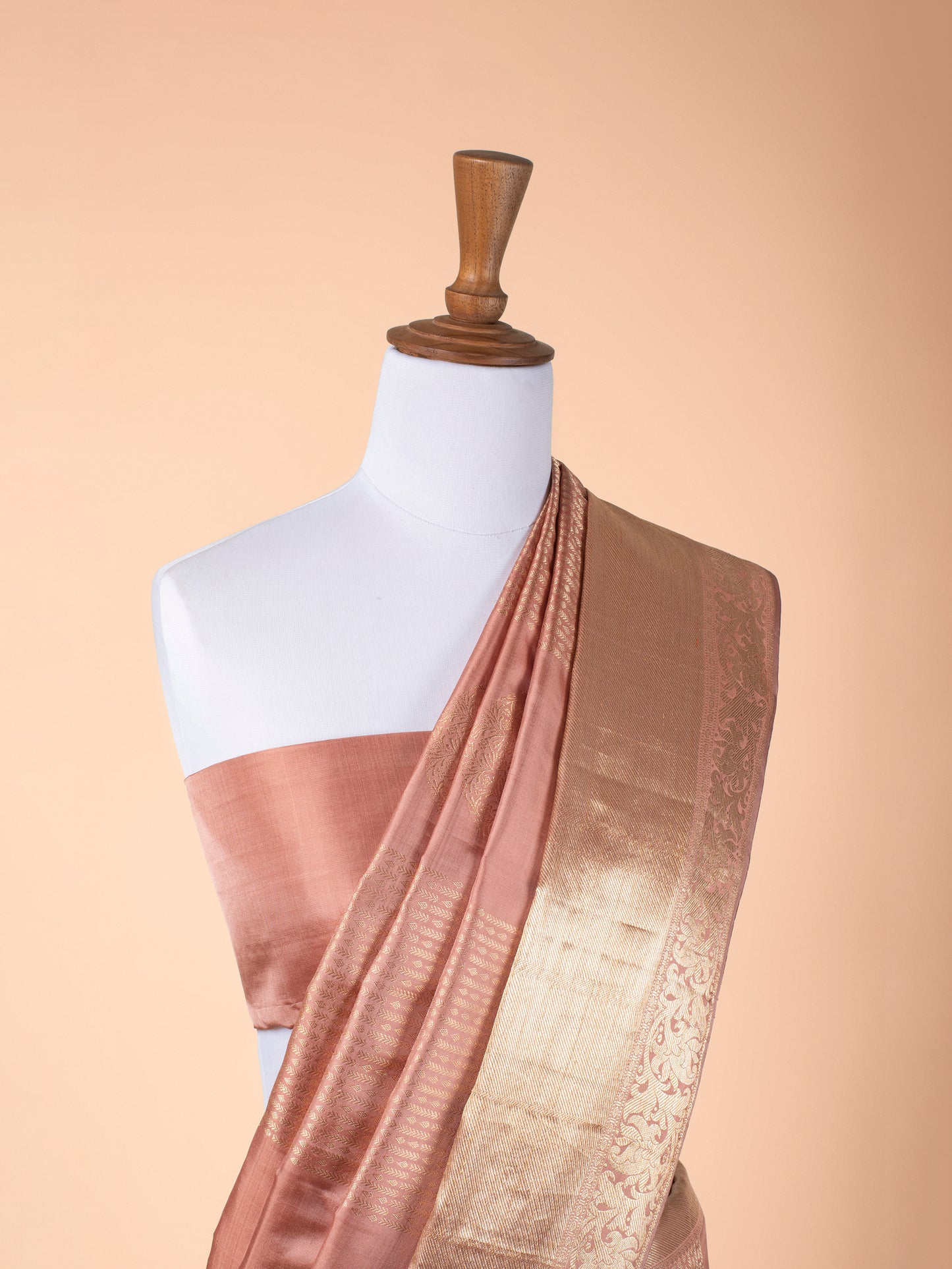 Handwoven Pink Kanjivaram Silk Saree