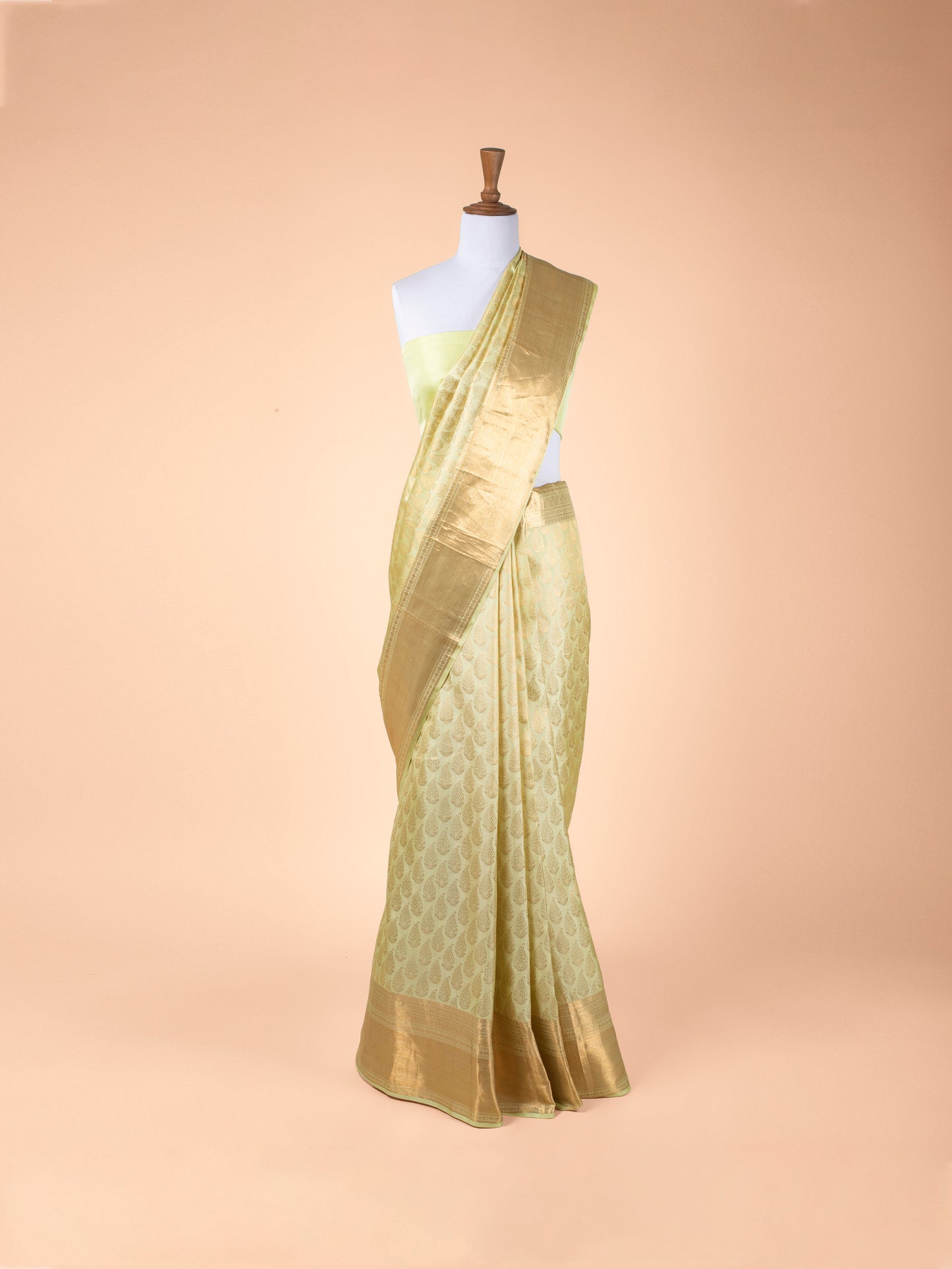 Handwoven Green Kanjivaram Silk Saree