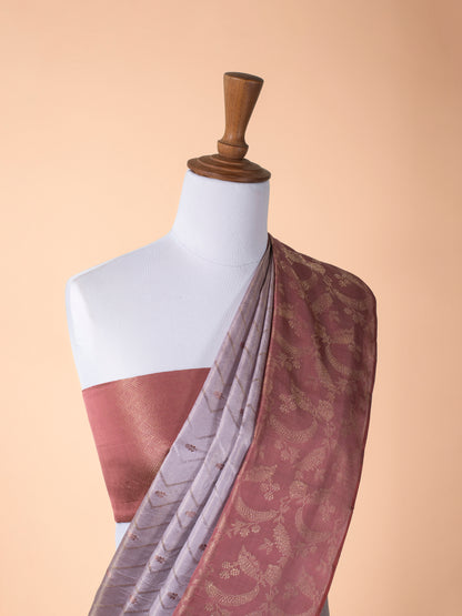 Handwoven Purple Kanjivaram Silk Saree