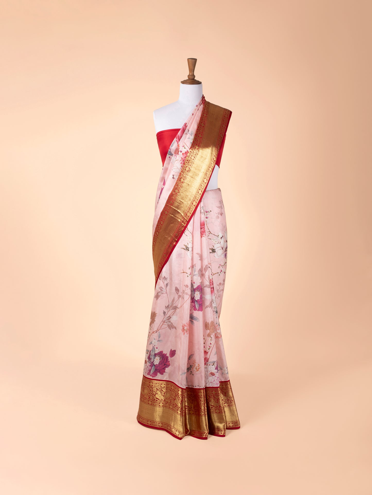 Handwoven Multicolor Silk Saree