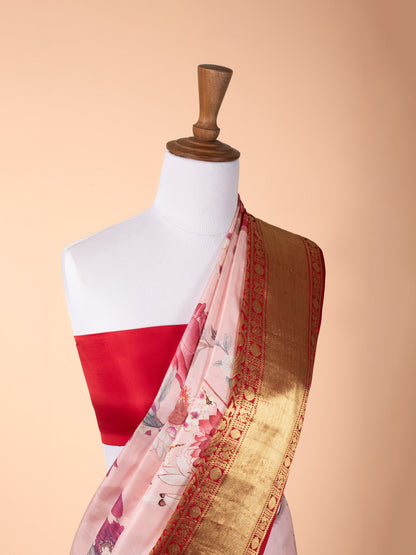 Handwoven Multicolor Silk Saree