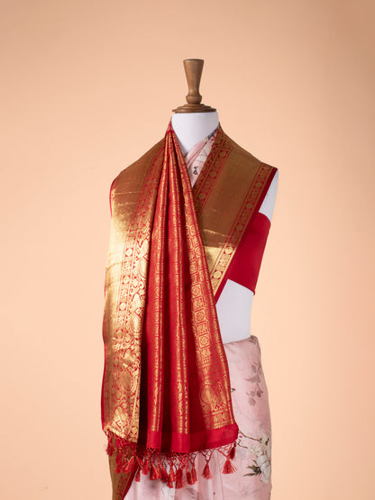 Handwoven Multicolor Silk Saree