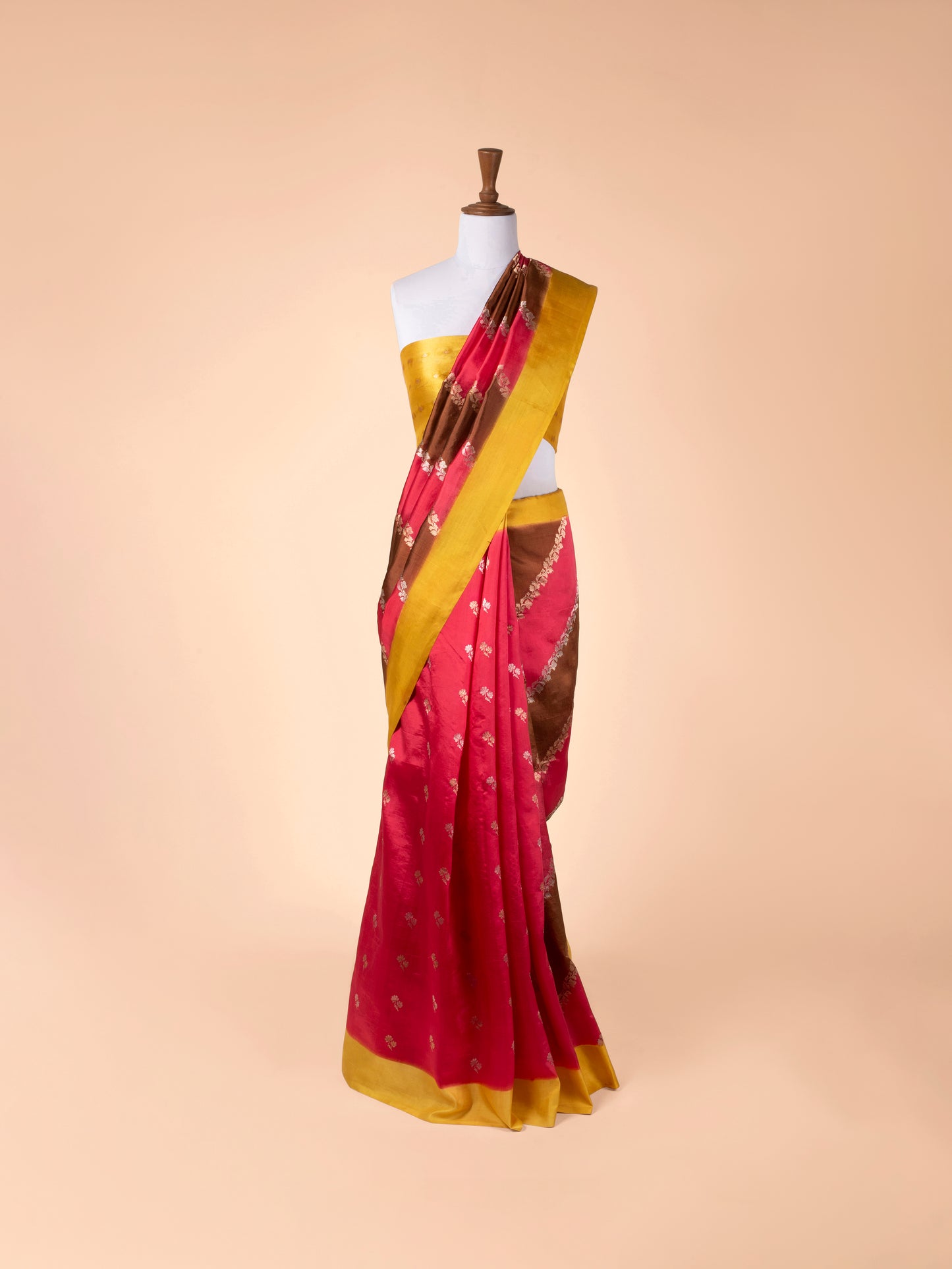 Handwoven Multicolor Silk Saree