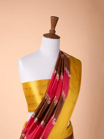 Handwoven Multicolor Silk Saree