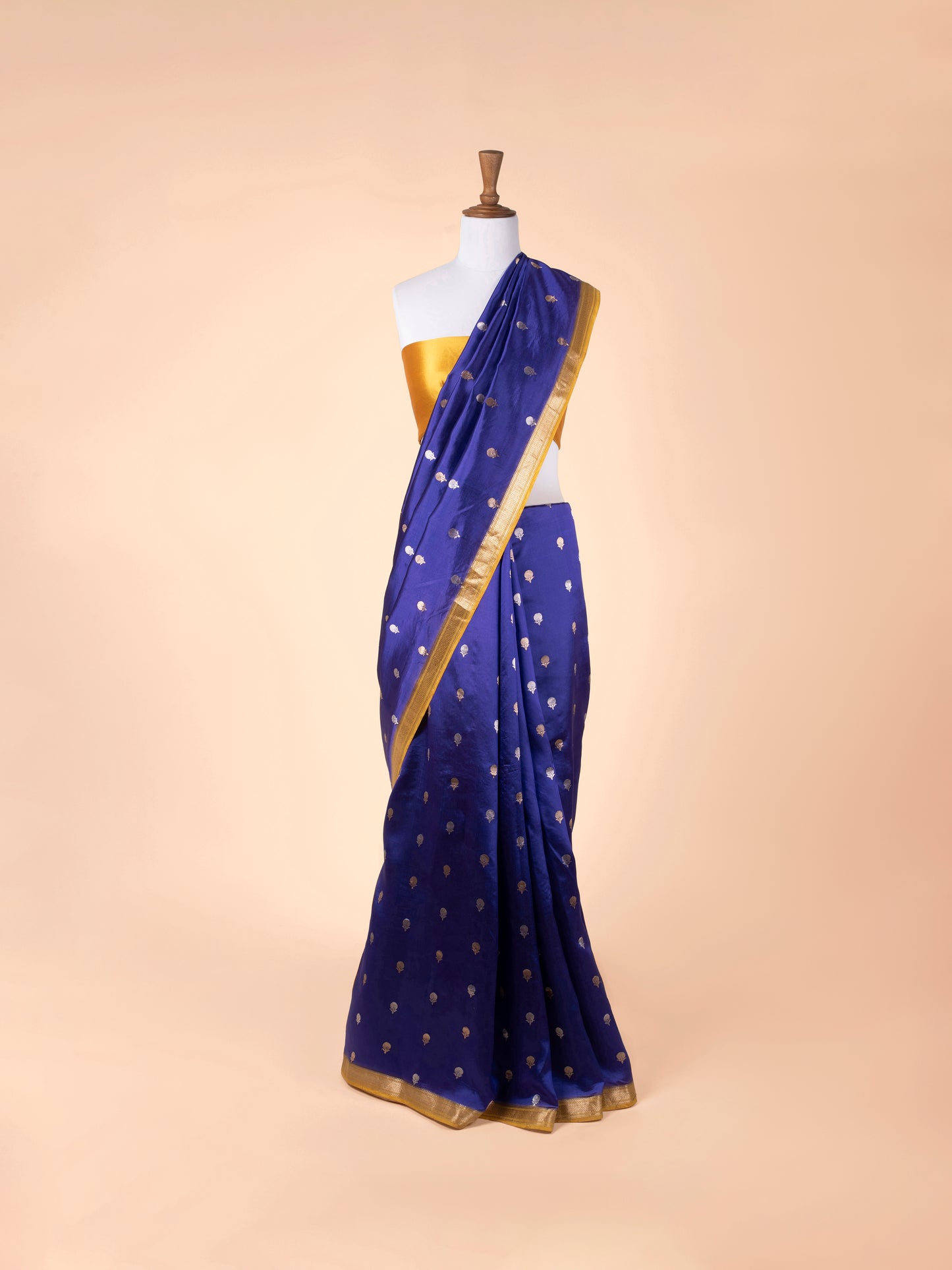 Handwoven Purple Silk Saree