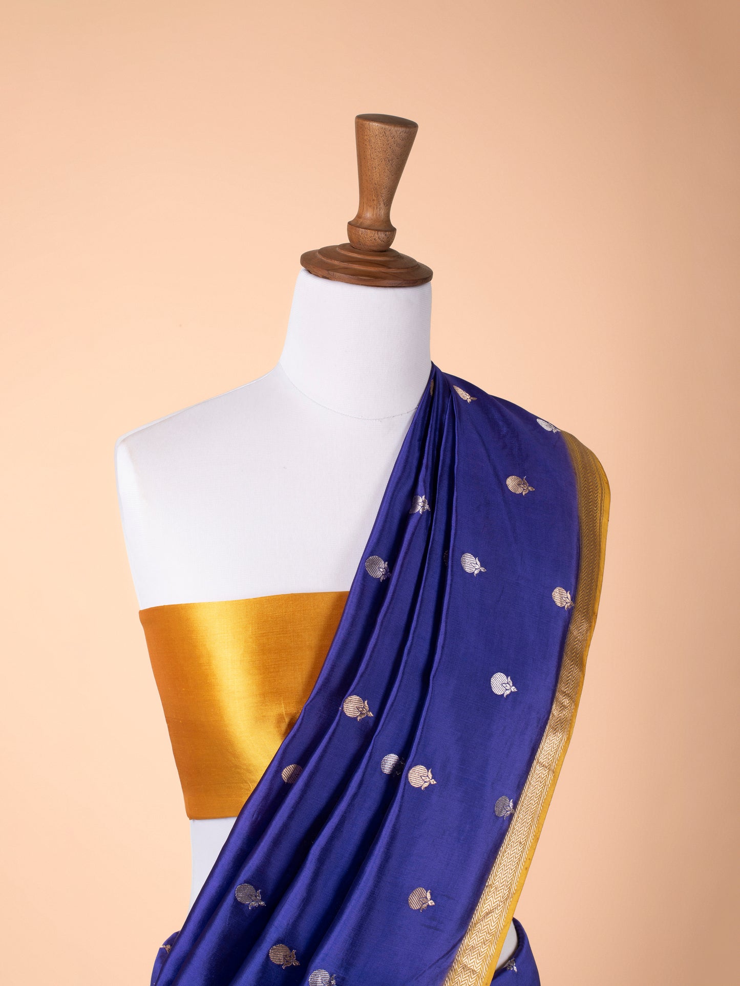 Handwoven Purple Silk Saree