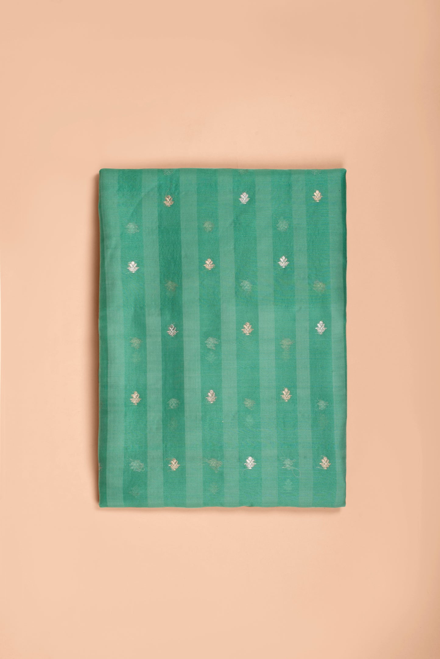 Handwoven Green Silk Fabric