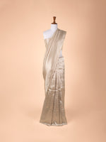 Handwoven Beige Silk Saree