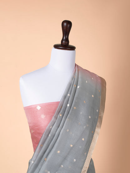 Handwoven Multicolour Organza Saree