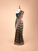 Handwoven Black Silk Saree