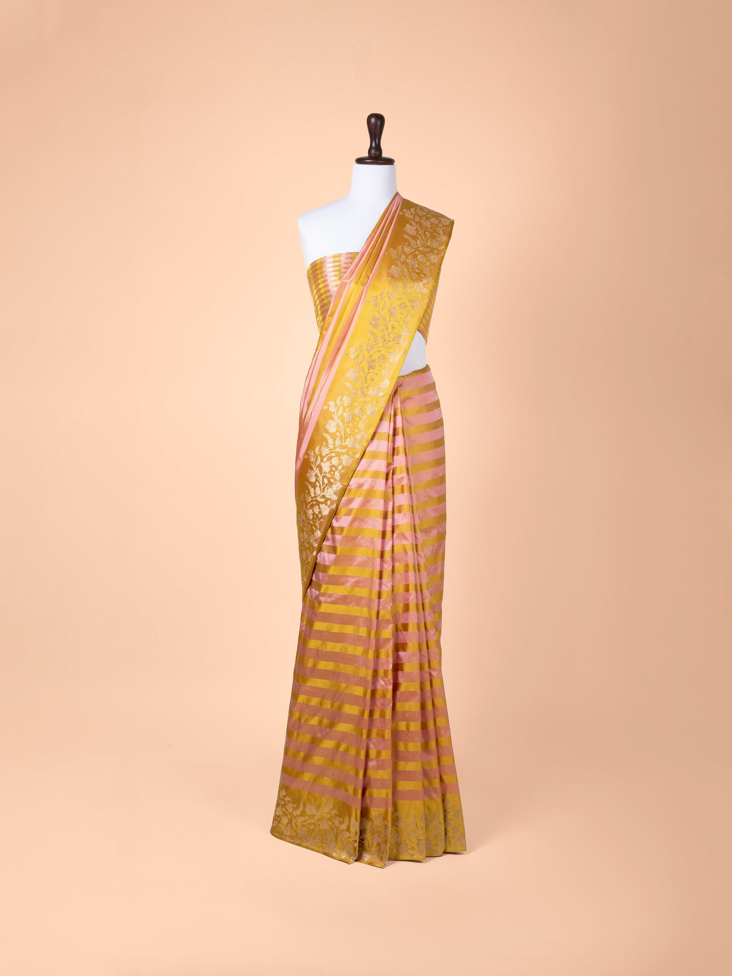 Handwoven Multicolour Silk Saree