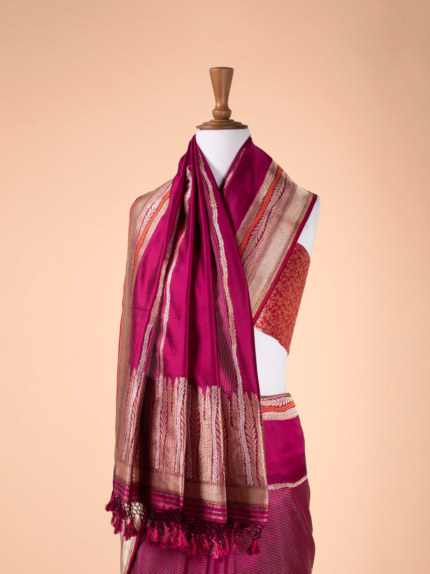 Handwoven Multicolour Silk Saree