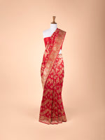 Handwoven Red Silk Saree