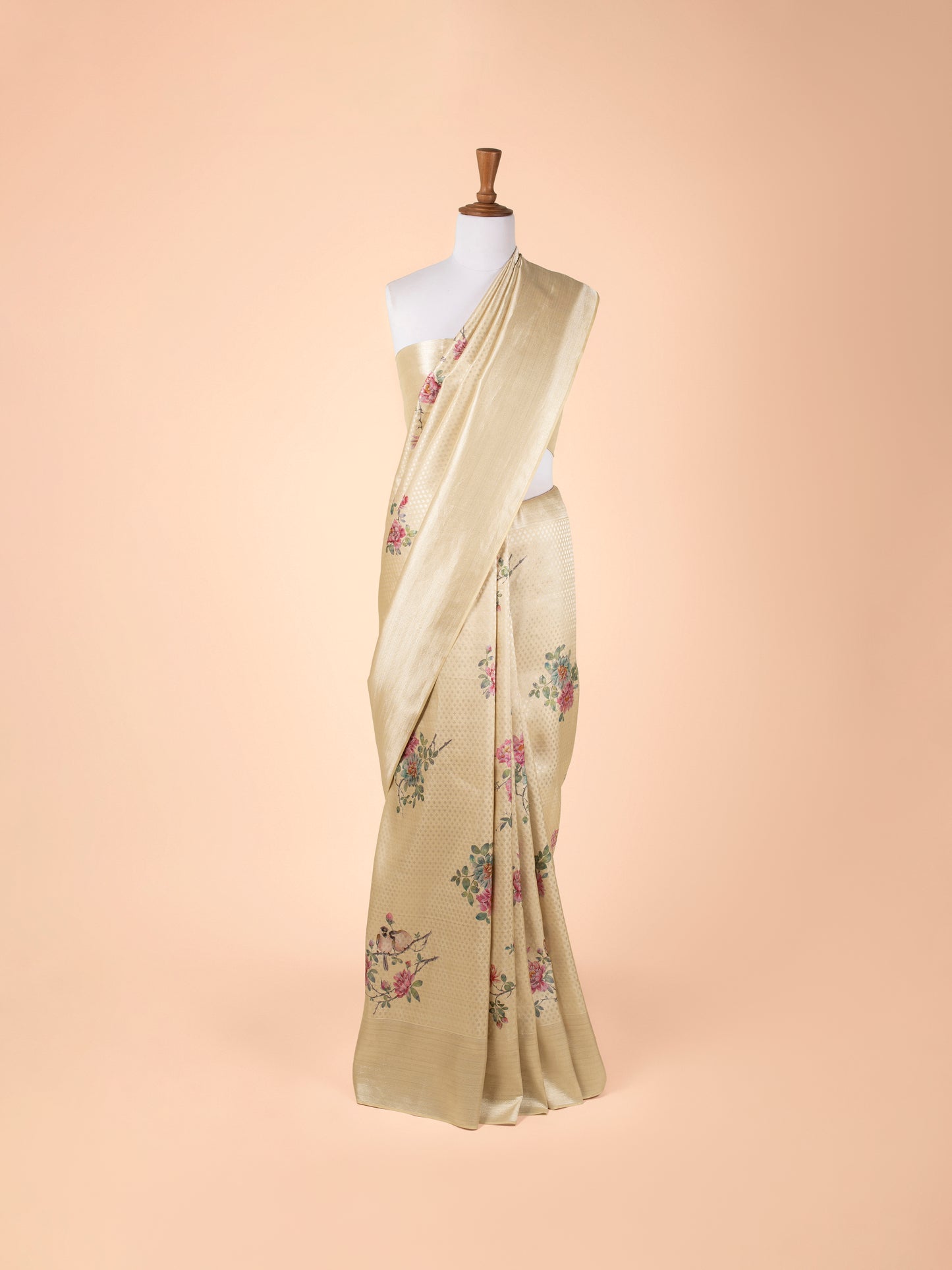 Handwoven Yellow Silk Saree