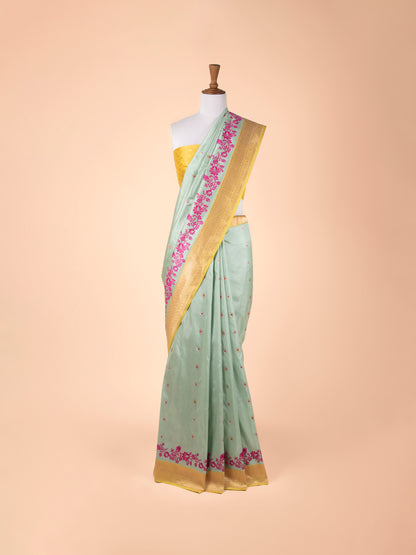 Handwoven Multicolour Silk Saree