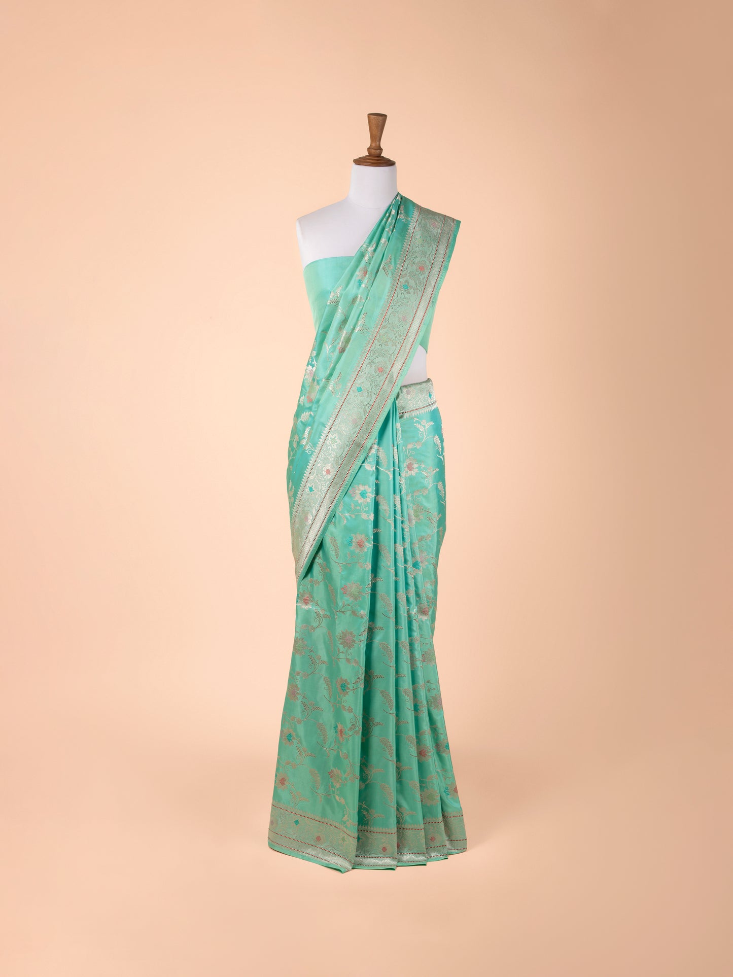 Handwoven Green Silk Saree