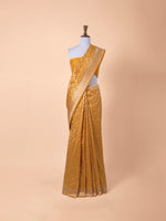 Handwoven Yellow Silk Saree