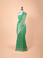 Handwoven Sea Green Silk Saree