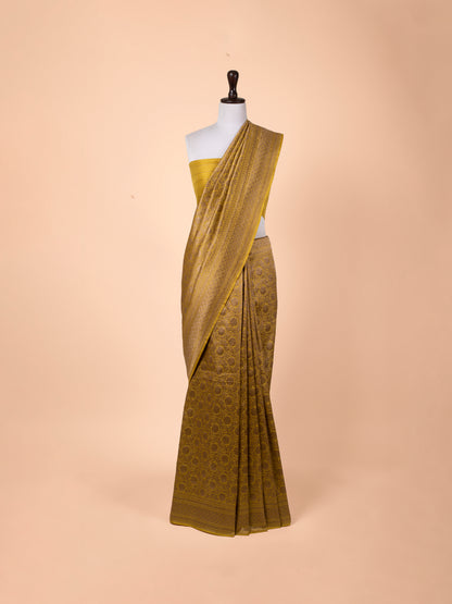 Handwoven Gold Silk Saree