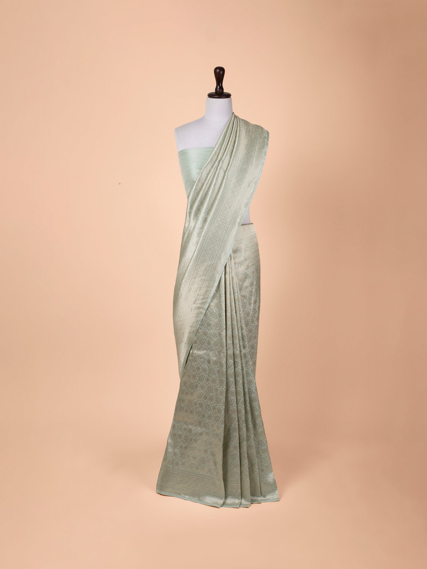 Handwoven  Green Silk Saree