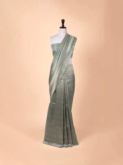 Handwoven Green Silk Saree