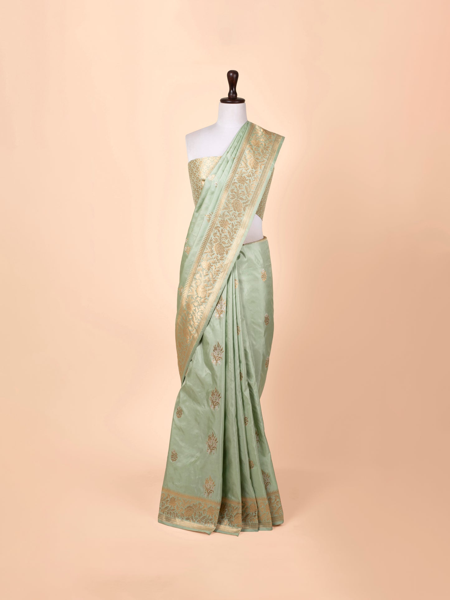 Handwoven Green Silk Saree