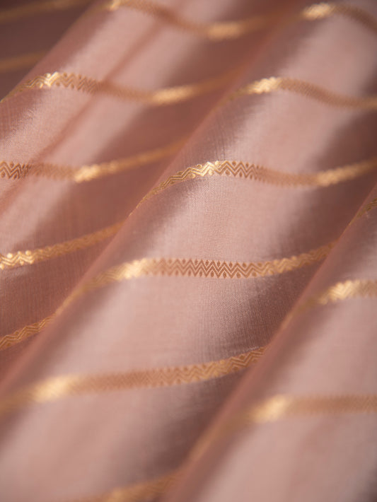 Handwoven Pink Silk Fabric