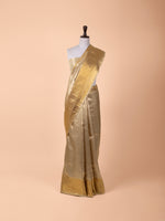 Handwoven Gold Kanjivaram Silk Saree