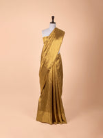 Handwoven Gold Kanjivaram Tissue Saree