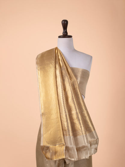 Handwoven Grey Kanjivaram Silk Saree